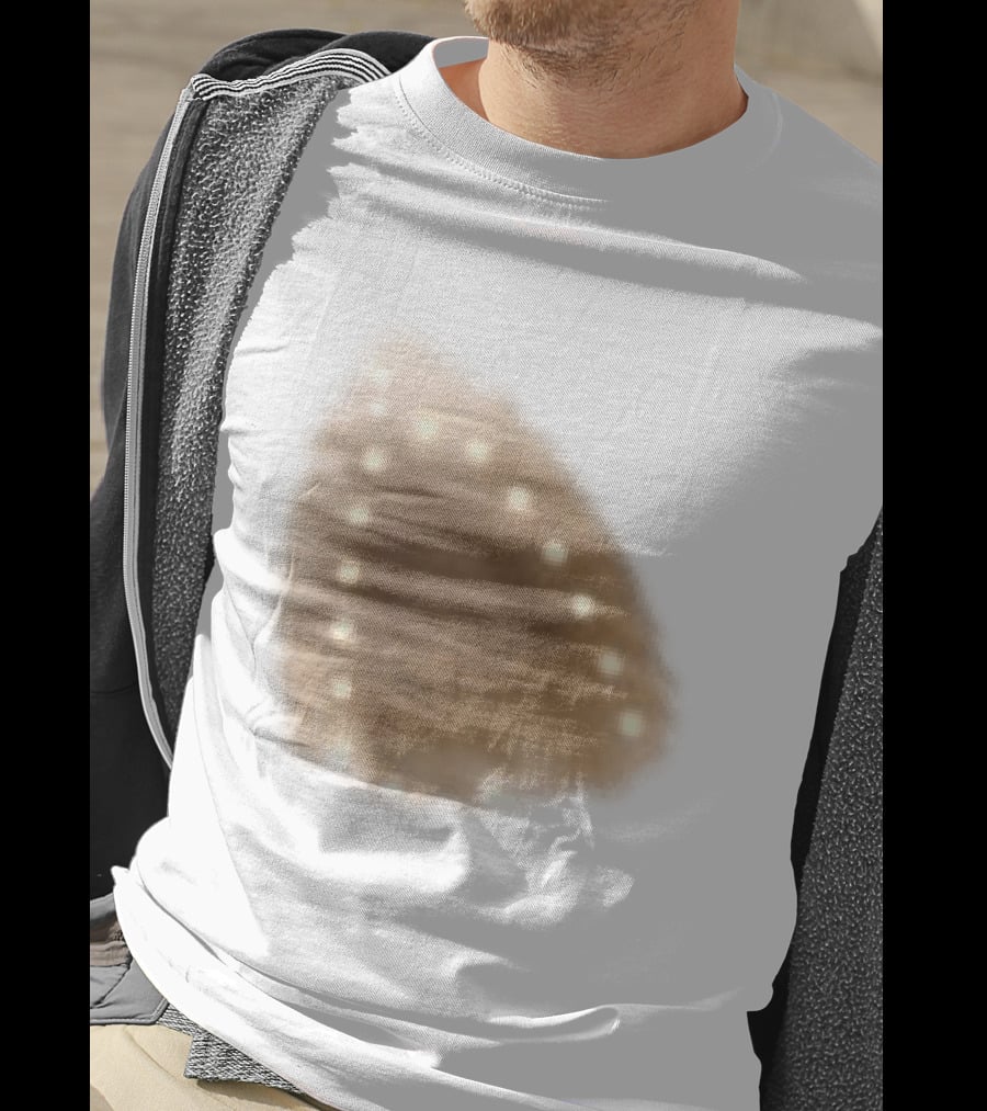 Peep Szczesny Iron Burnt Circle Light Shell T-Shirt