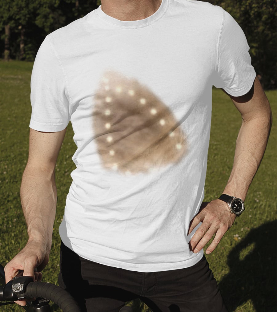 Peep Szczesny Iron Burnt Circle Light Shell T-Shirt