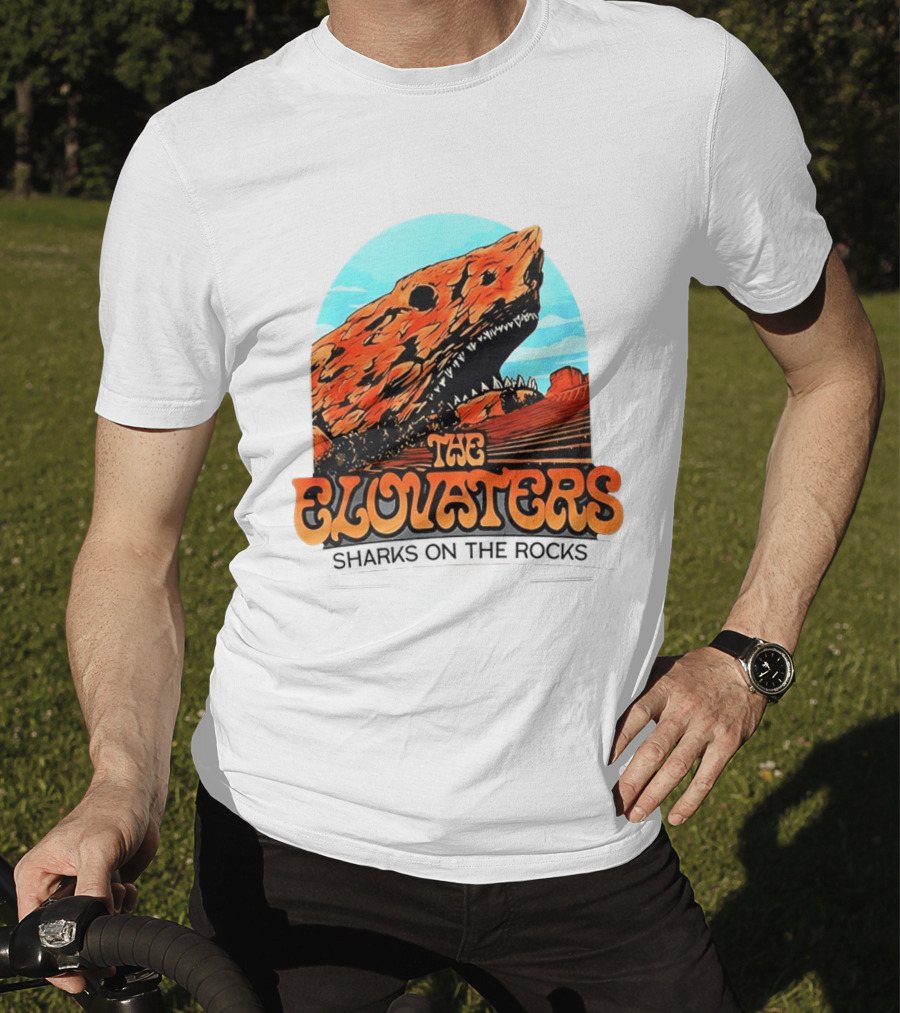 The Elovaters Sharks On The Rocks Red Rocks Amphitheatre Morrison Co May 2026 T-Shirt