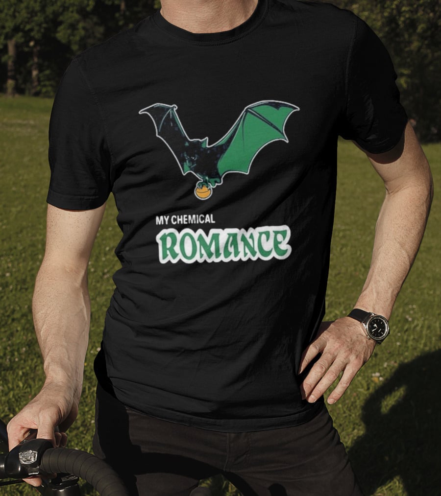 My Chemical Romance Bat Green Logo Philadelphia 08 15 2025 T-Shirt