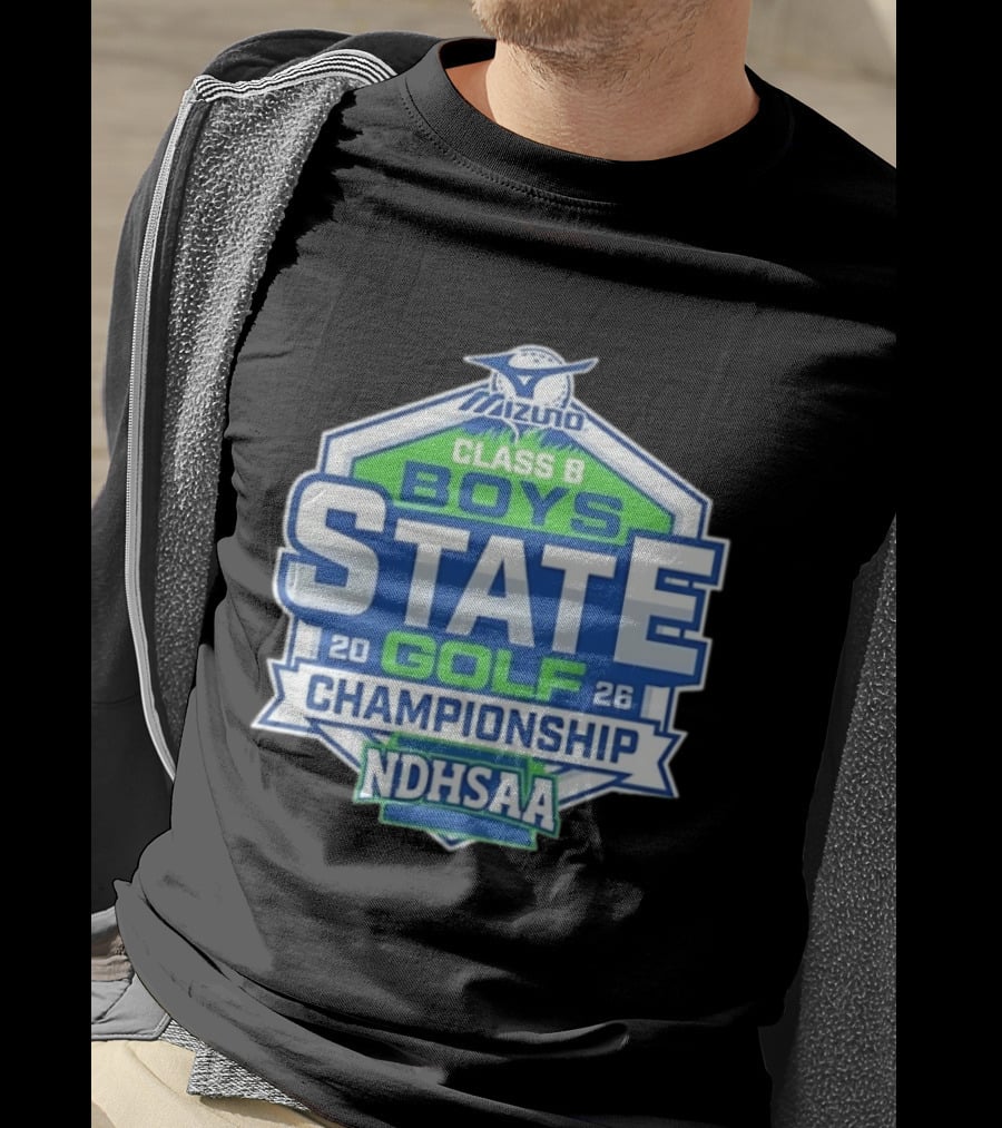 NDHSAA Mizuno Class B Boys State Golf Championship 2026 T-Shirt