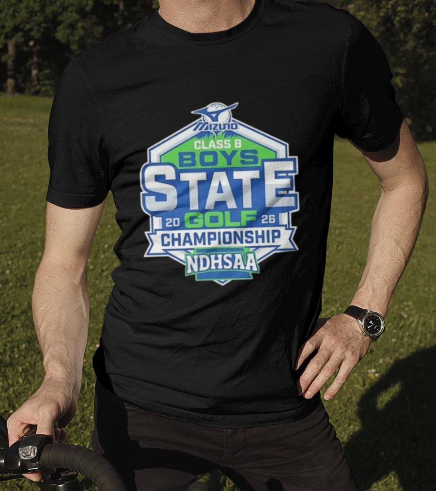 NDHSAA Mizuno Class B Boys State Golf Championship 2026 T-Shirt