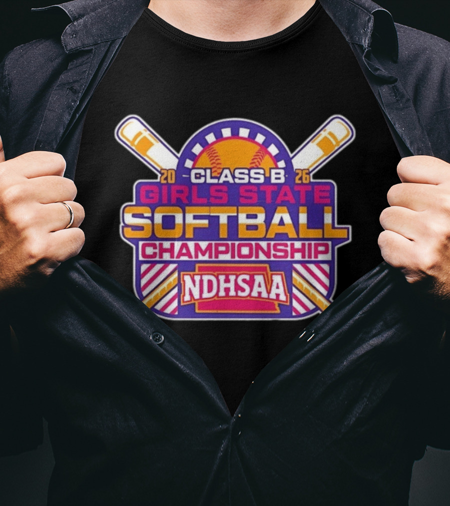 NDHSAA Class B Girls State Softball Championship 2026 T-Shirt