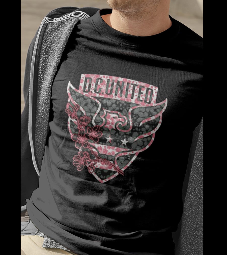 D.C. United Cherry Blossom Floral Crest T-Shirt