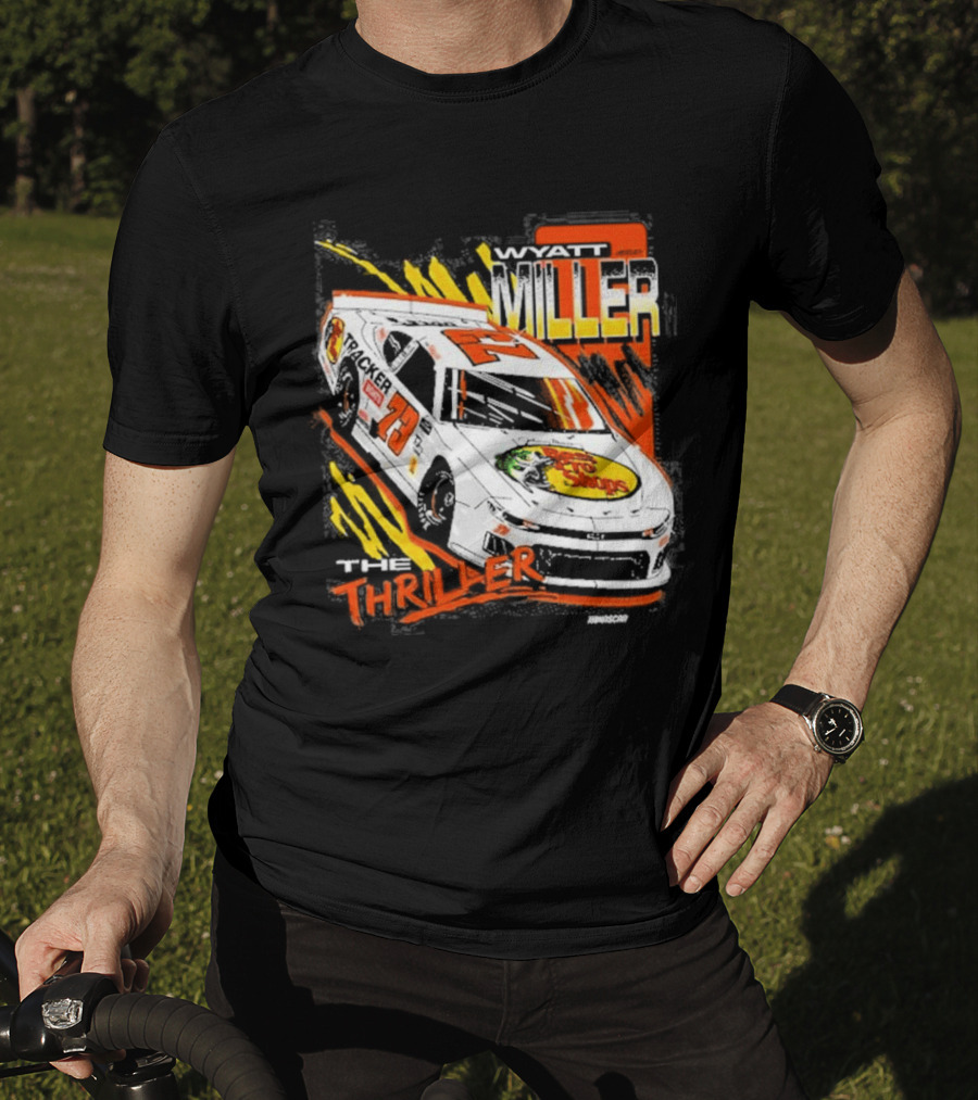 Wyatt Miller Racing Thriller 2026 Late Model Stock Bass Pro T-Shirt
