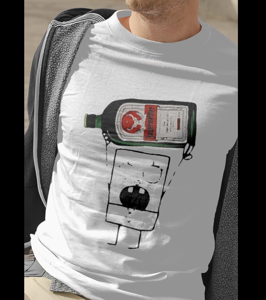 Doodlebob Jagermeister Bottle T-Shirt