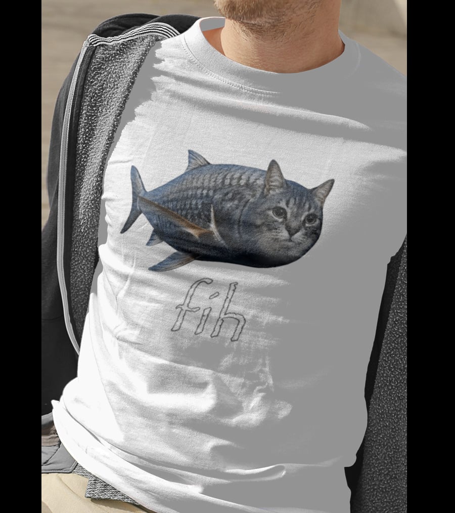 Fish Cat Hybrid Fih T-Shirt