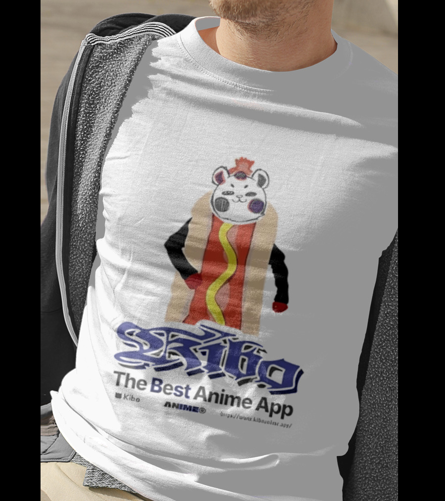 Kibo Anime App Hot Dog Character The Best Anime App T-Shirt
