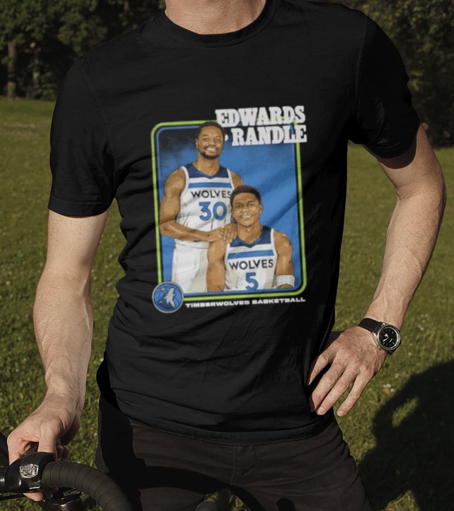 Edwards Randle Wolves 30 5 Basketball Duo T-Shirt