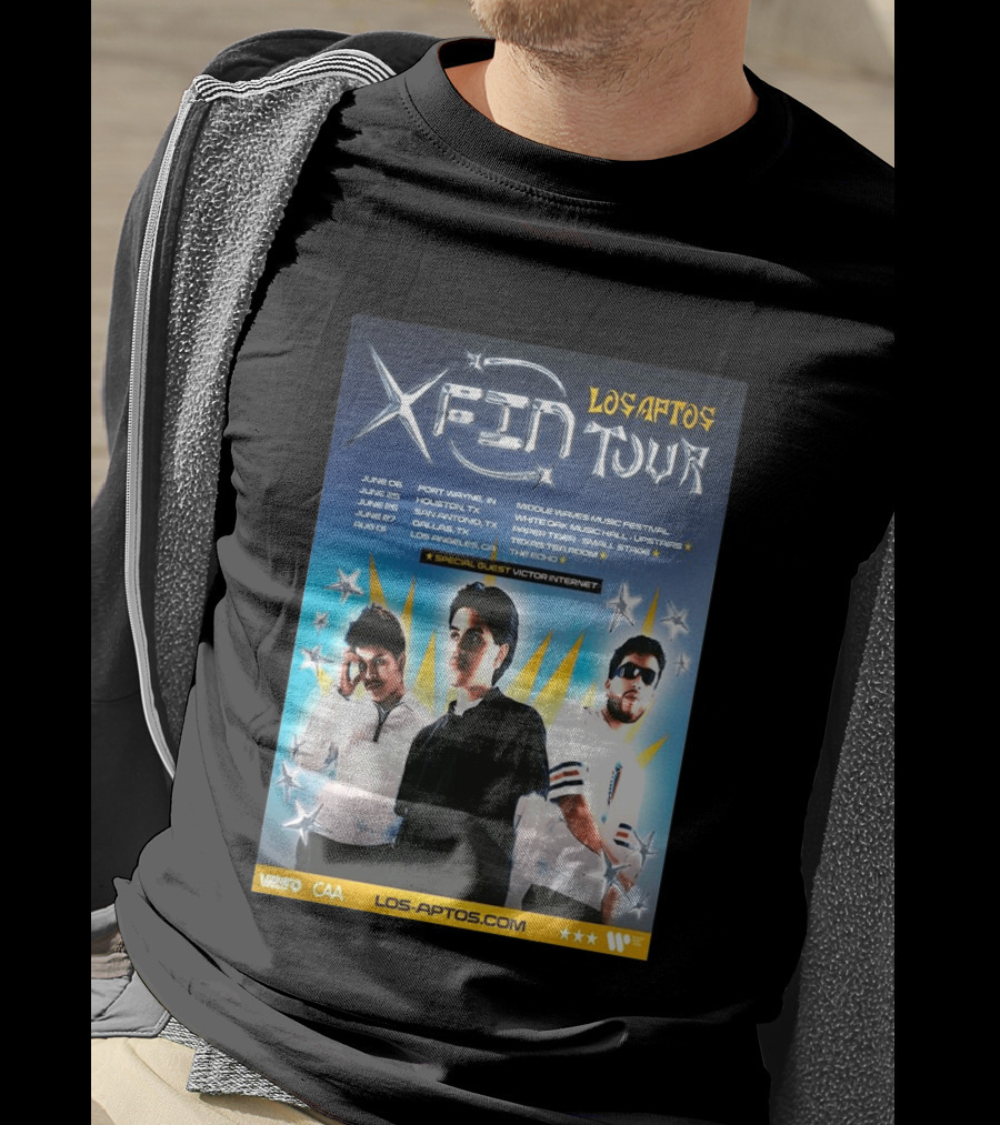 Los Aptos X Fin Tour 2026 Special Guest Victor Internet T-Shirt