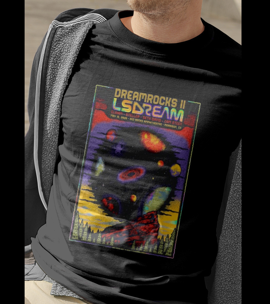 DREAMROCKS II LSDREAM Elohim Steller Seth David Cam Steen May 16 2026 Red Rocks Amphitheatre Morrison CO T-Shirt
