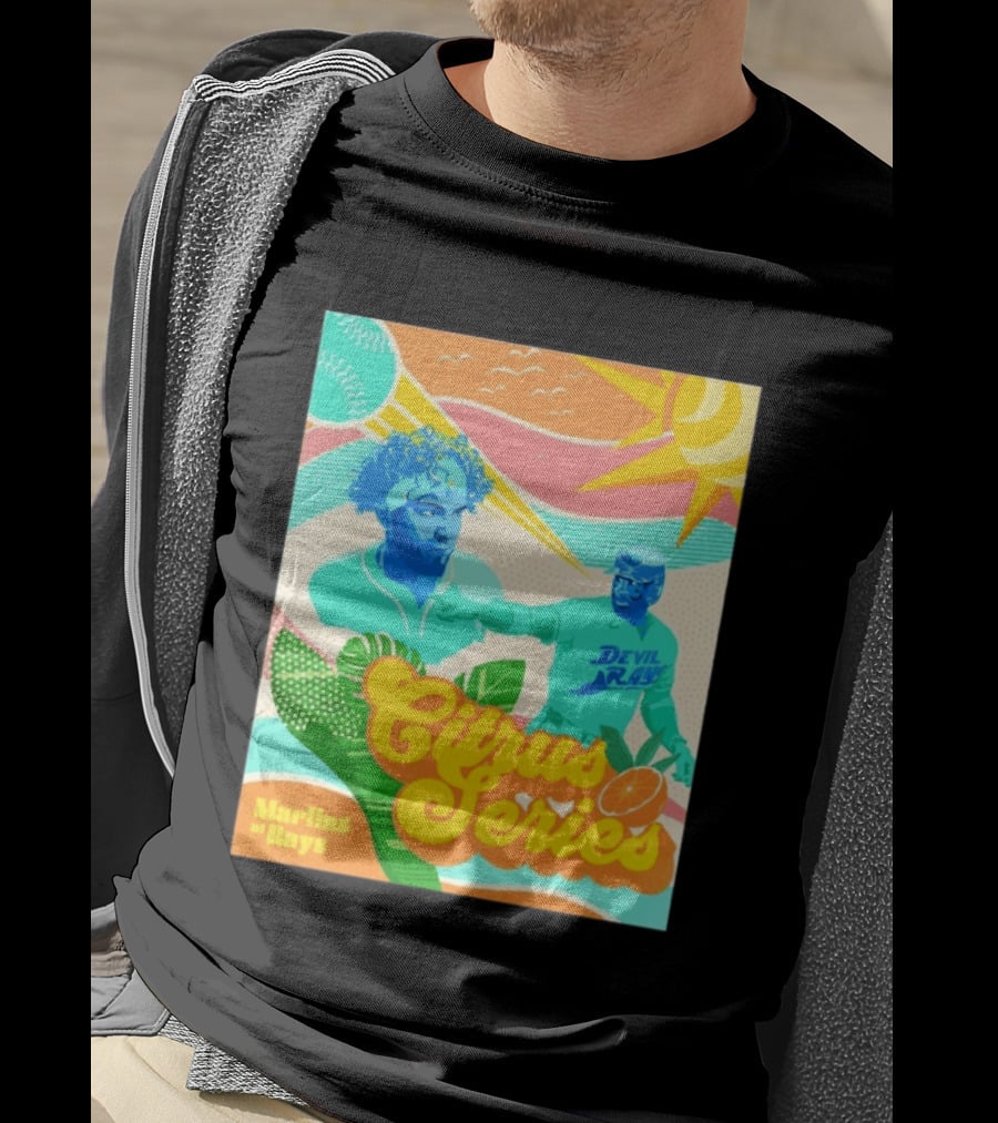 Citrus Series Miami Marlins Tampa Bay Devil Rays T-Shirt