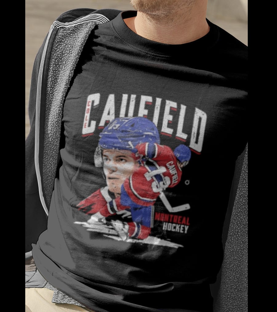 Cole Caufield Montreal Canadiens Hockey 22 Player Dynamic Action T-Shirt