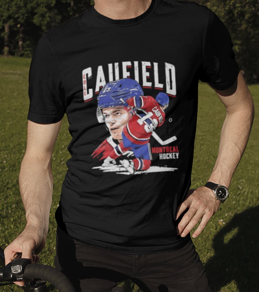Cole Caufield Montreal Canadiens Hockey 22 Player Dynamic Action T-Shirt