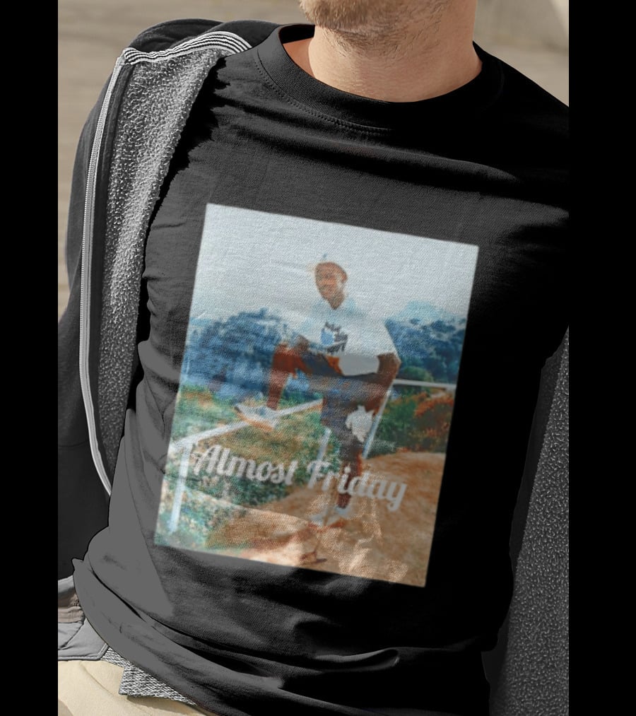 Michael Jordan Golfing Almost Friday Scenic View T-Shirt