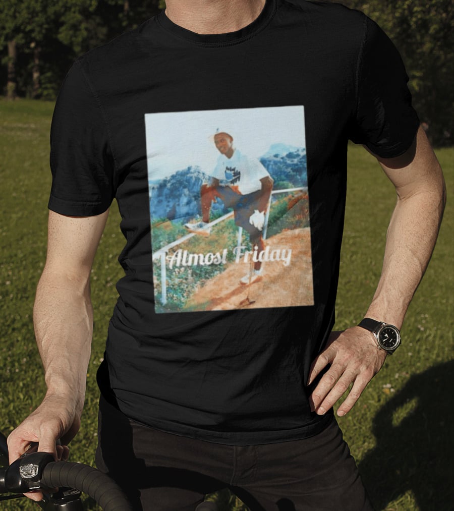 Michael Jordan Golfing Almost Friday Scenic View T-Shirt