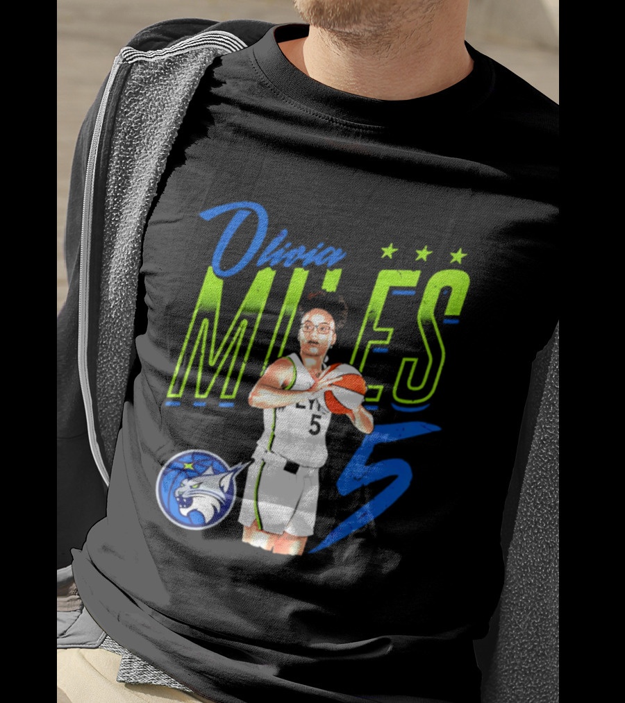 Olivia Miles Minnesota Lynx 5 Star Player T-Shirt
