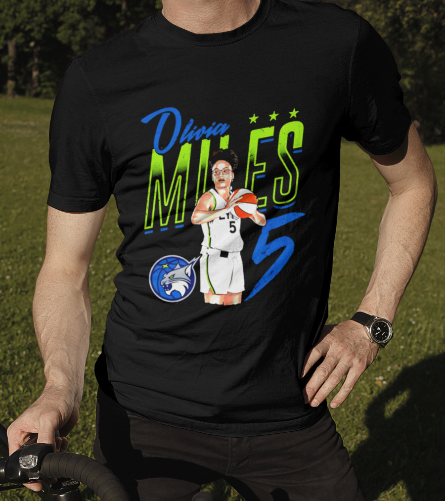 Olivia Miles Minnesota Lynx 5 Star Player T-Shirt