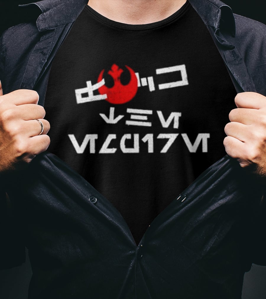 Eff The Empire Rebellion Symbol Retro Sci Fi T-Shirt