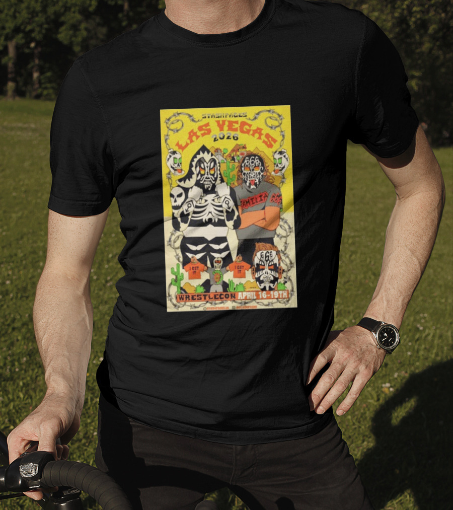 Stashpages Las Vegas 2026 Wrestlecon April 16 19 Featuring Amelia 666 And Park T-Shirt