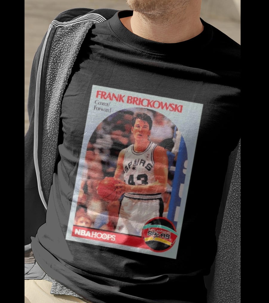 Frank Brickowski Center Forward San Antonio Spurs NBA Hoops T-Shirt