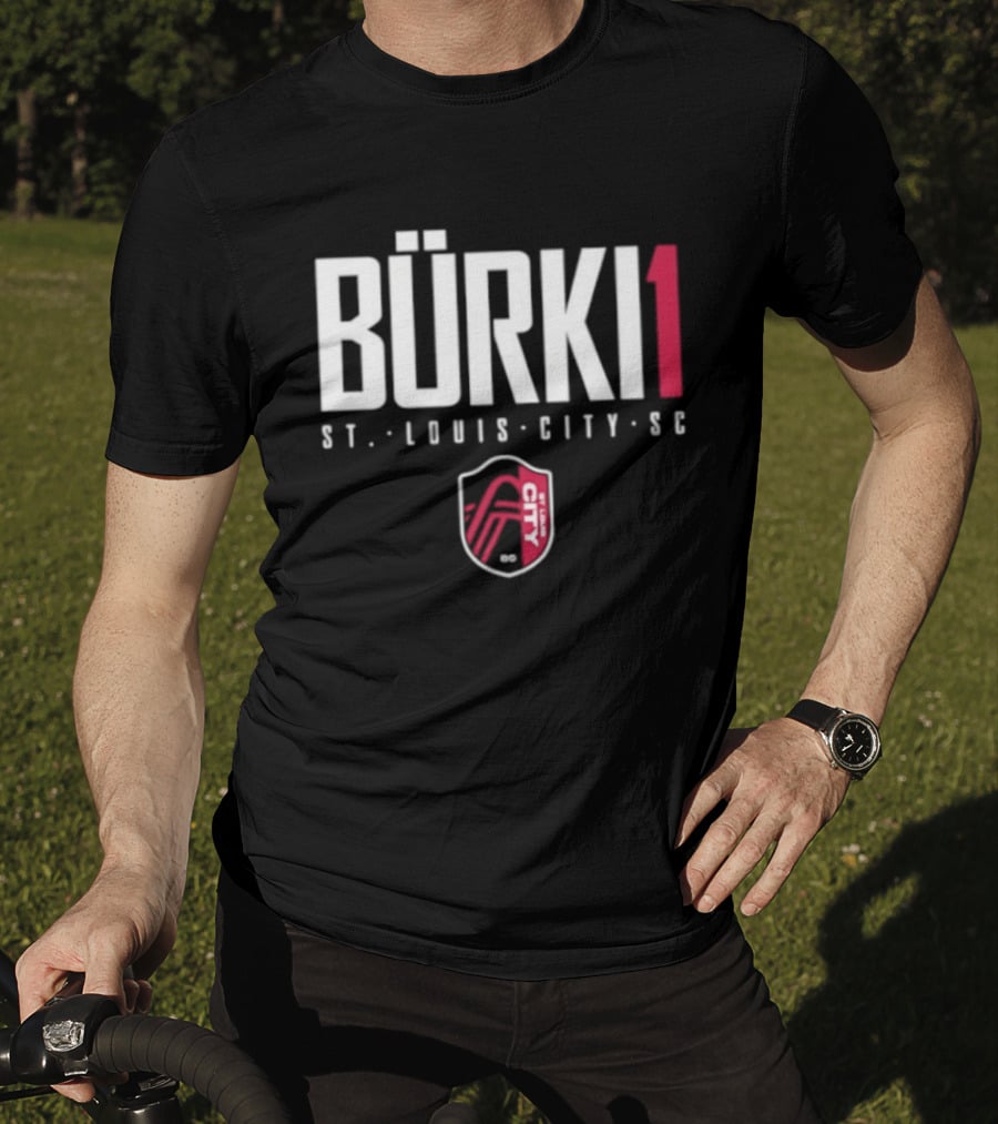 Bürki 1 St. Louis City SC Elite Soccer Fan Gear T-Shirt