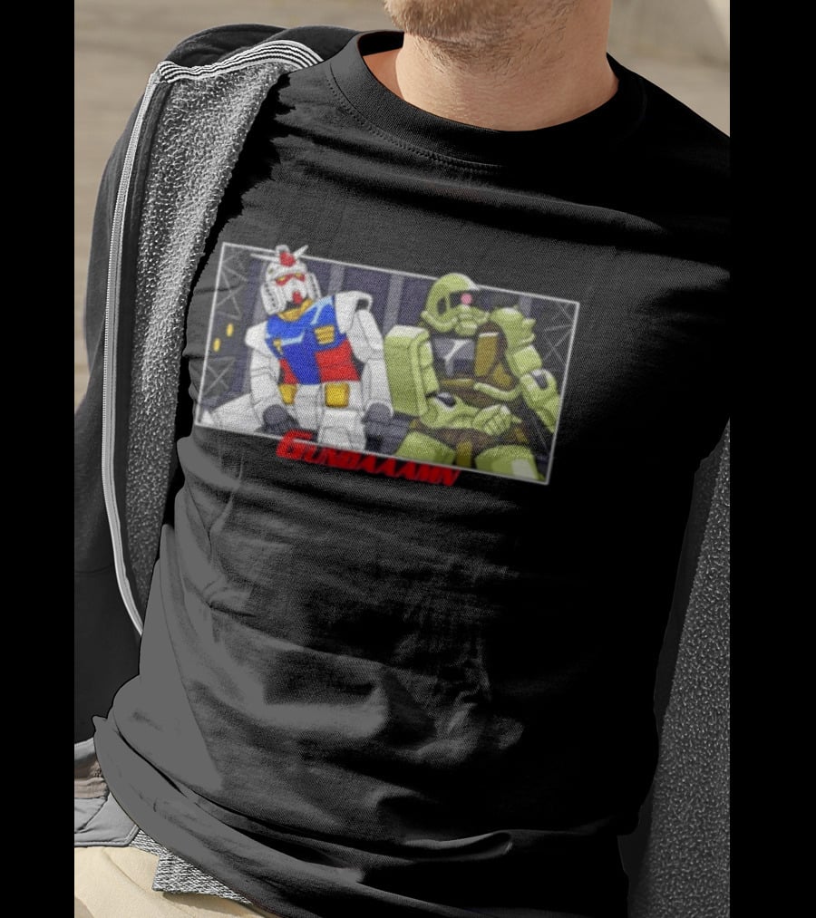 Gundaaamn Robots Anime Mecha Showdown T-Shirt