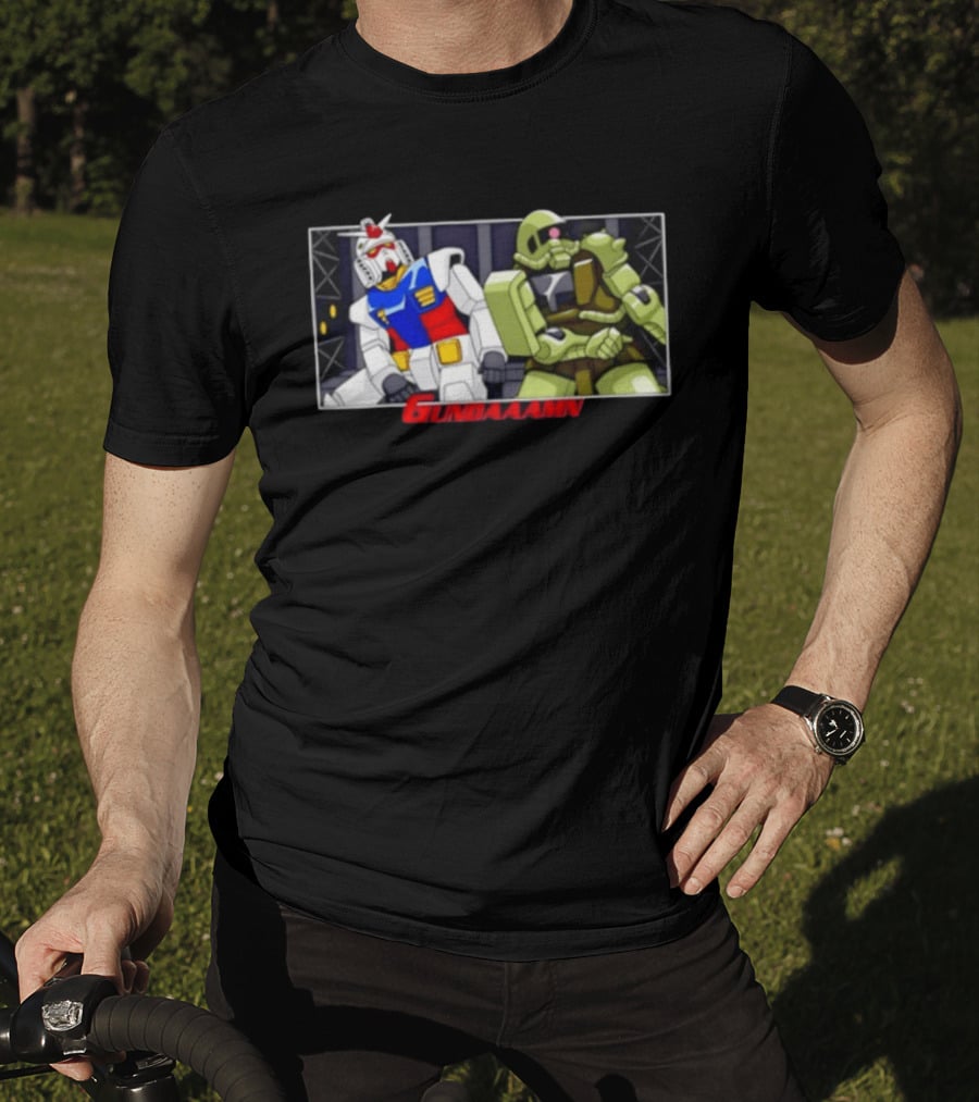 Gundaaamn Robots Anime Mecha Showdown T-Shirt
