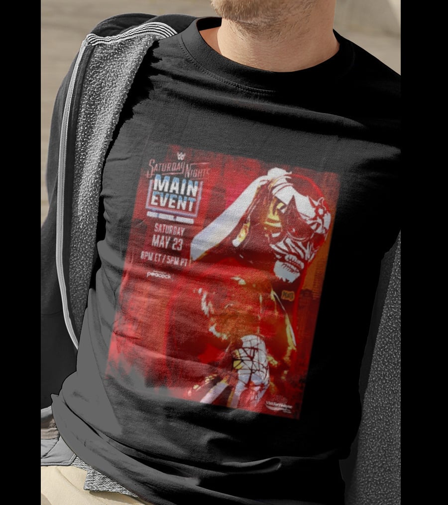 Saturday Night's Main Event May 23 Peacock Fort Wayne Indiana T-Shirt