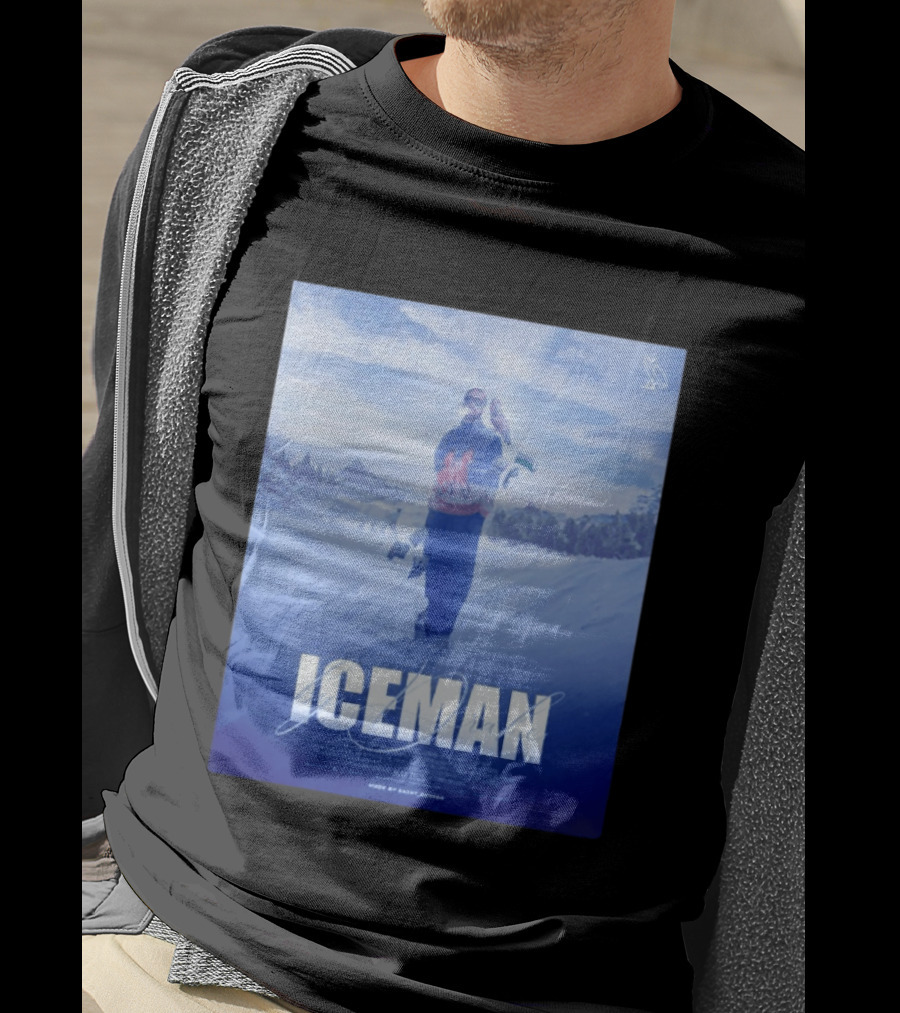 ICEMAN By Drake Featuring Saint Justin OVO Collaboration 2025 Winter Snowy Landscape T-Shirt