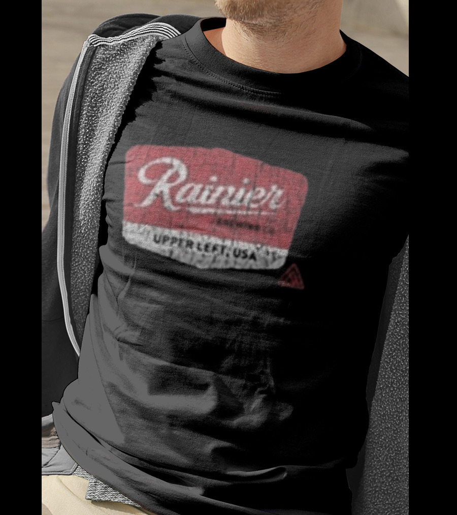 Rainier Brewing Co Upper Left USA The Great PNW T-Shirt