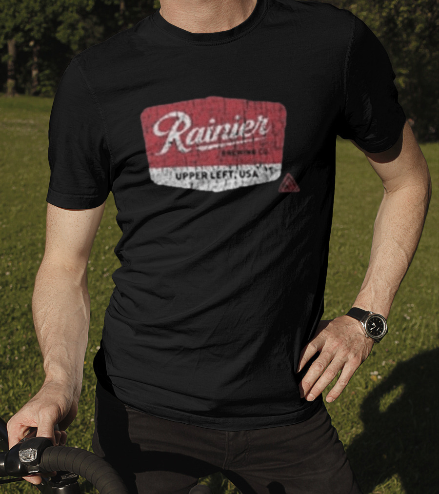 Rainier Brewing Co Upper Left USA The Great PNW T-Shirt