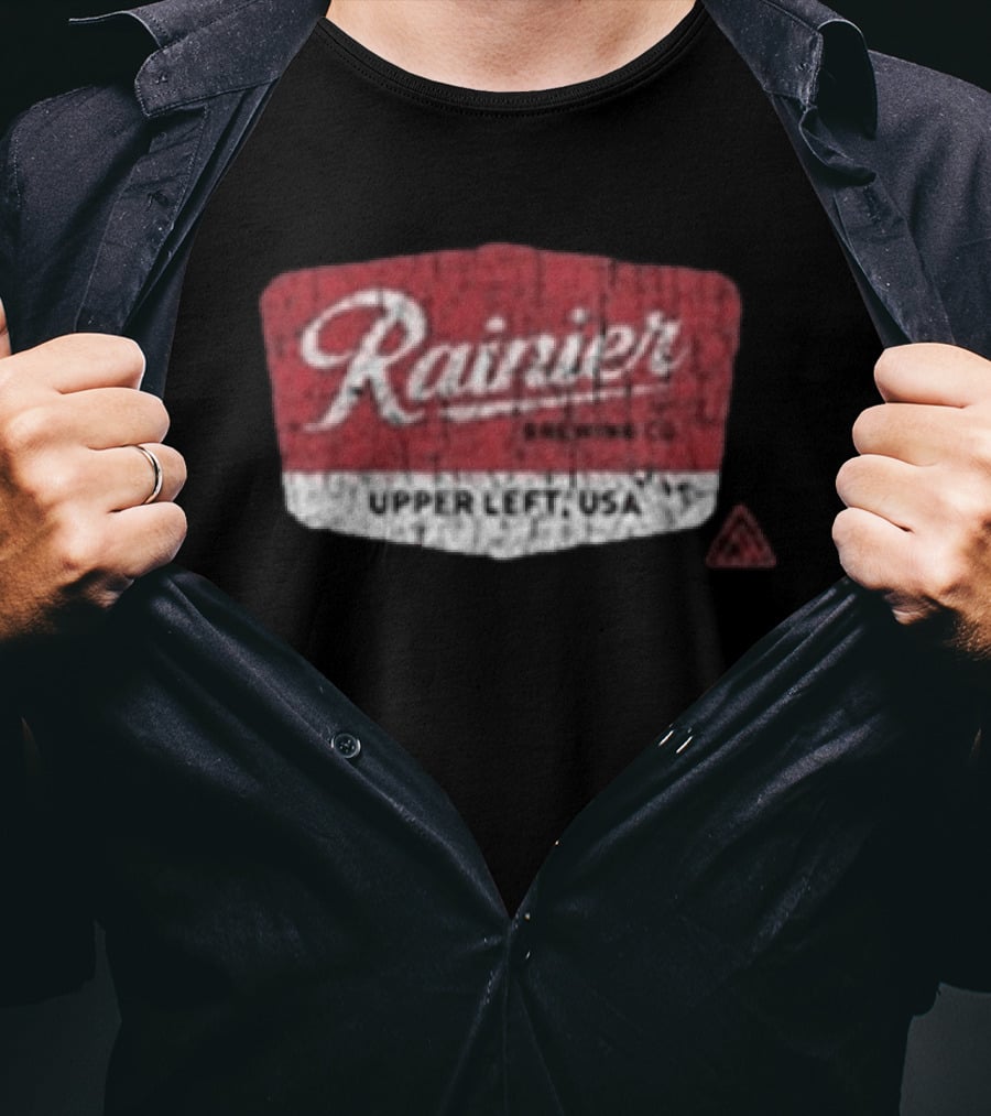Rainier Brewing Co Upper Left USA The Great PNW T-Shirt