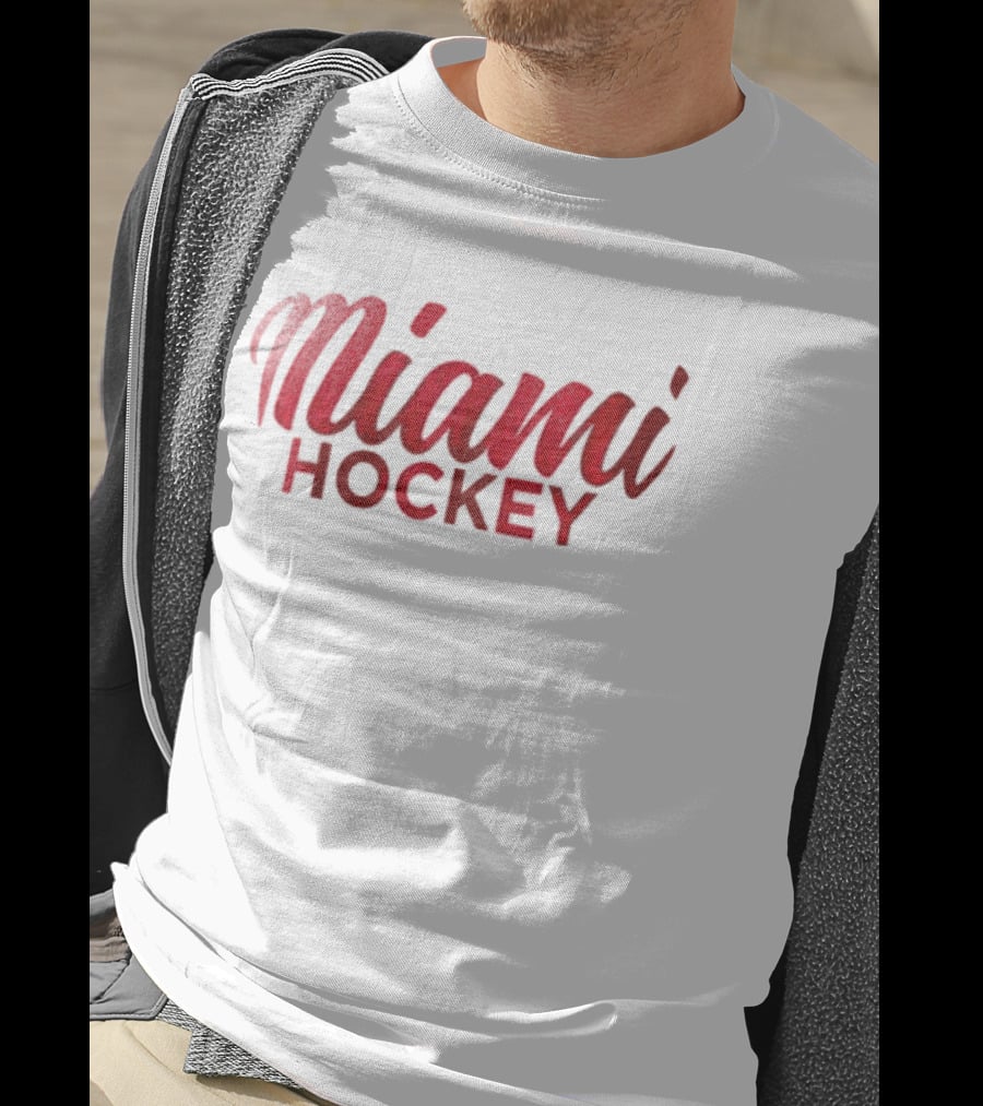Miami RedHawks Hockey Brick Street T-Shirt