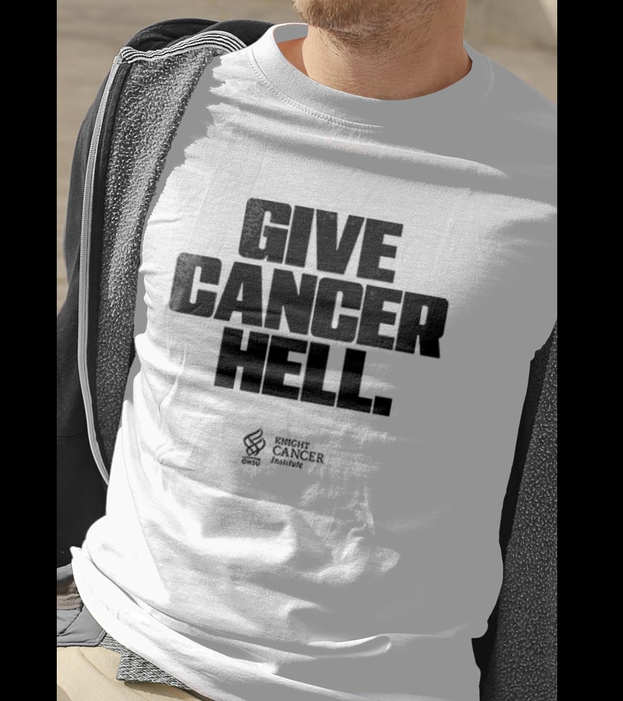 Oregon Ducks Fight Give Cancer Hell Cancer Research Institute T-Shirt