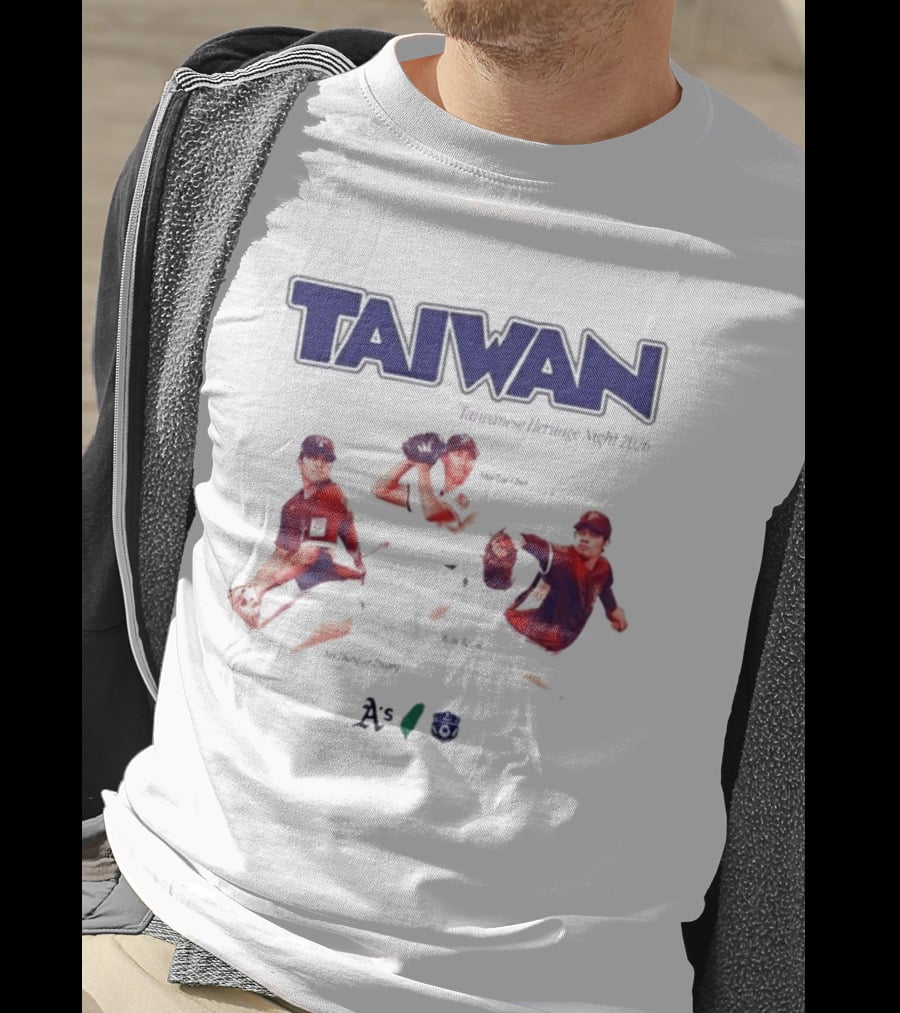 Taiwan Taiwanese Heritage Night 2026 Baseball Event Athletics T-Shirt