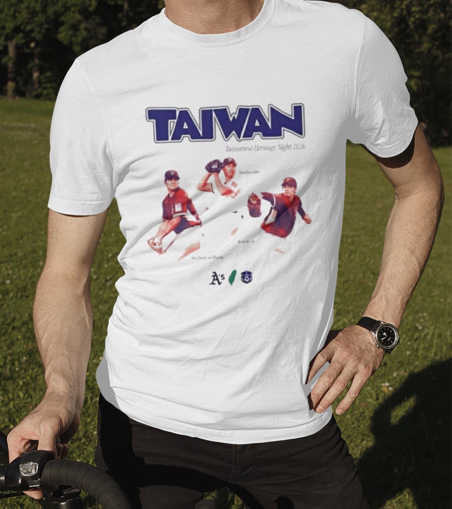Taiwan Taiwanese Heritage Night 2026 Baseball Event Athletics T-Shirt