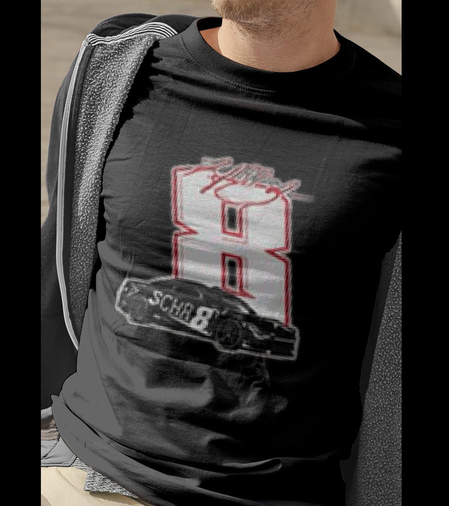 Because You Never Know When The Last One Is Kyle Busch Number 8 NASCAR Schrader Racing T-Shirt