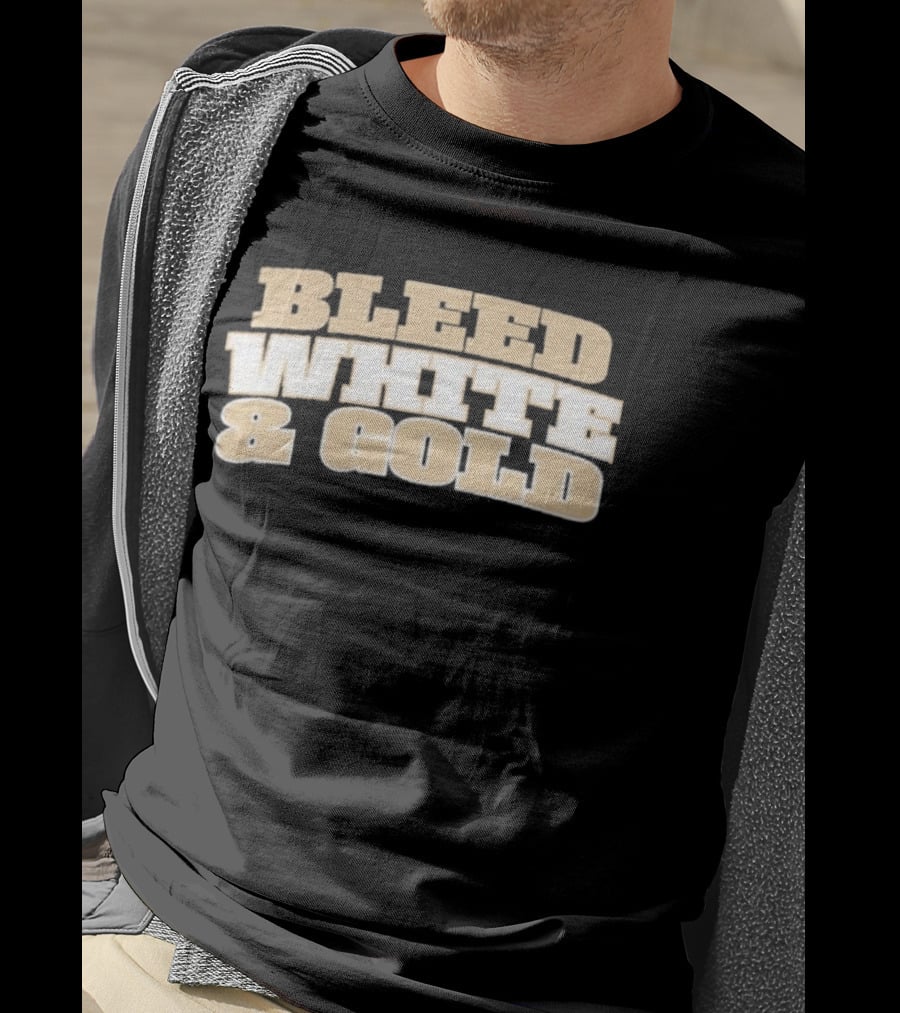 Bleed White And Gold T-Shirt