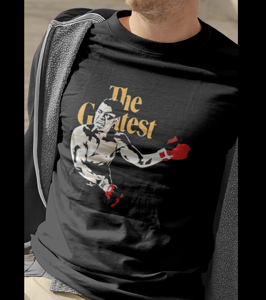 The Greatest Muhammad Ali Red Gloves Boxer T-Shirt