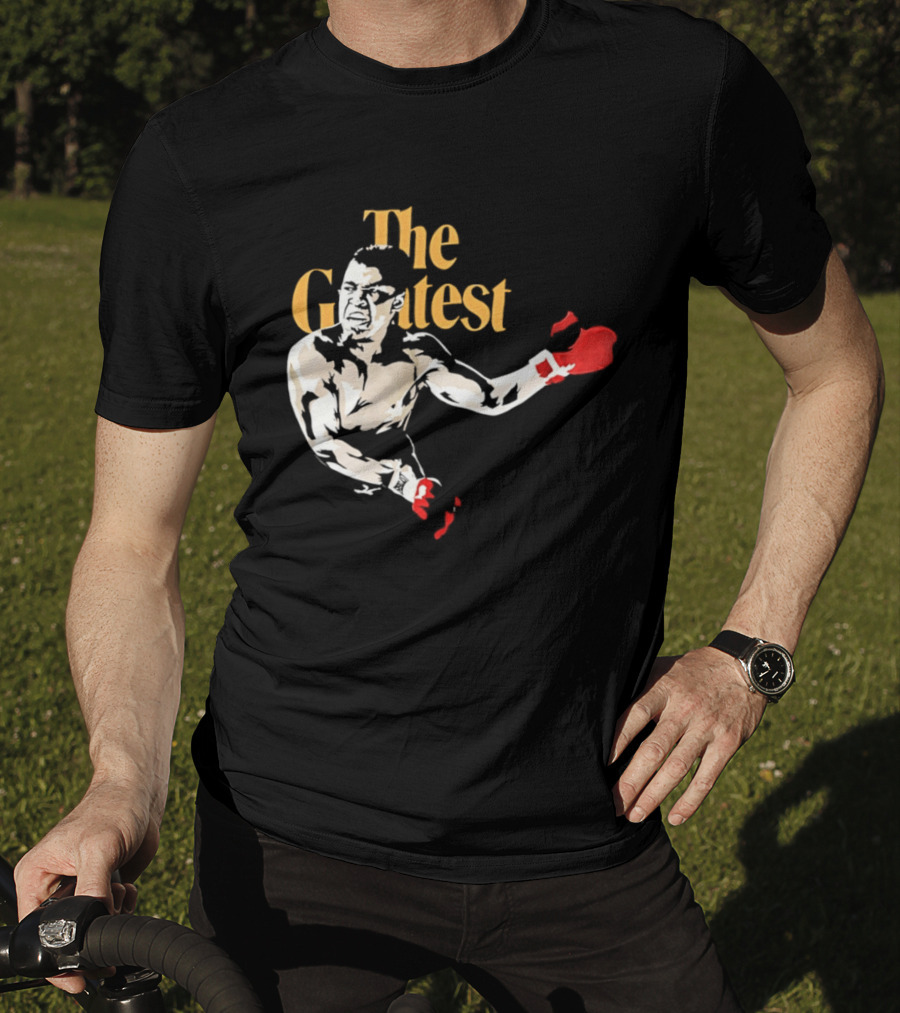 The Greatest Muhammad Ali Red Gloves Boxer T-Shirt
