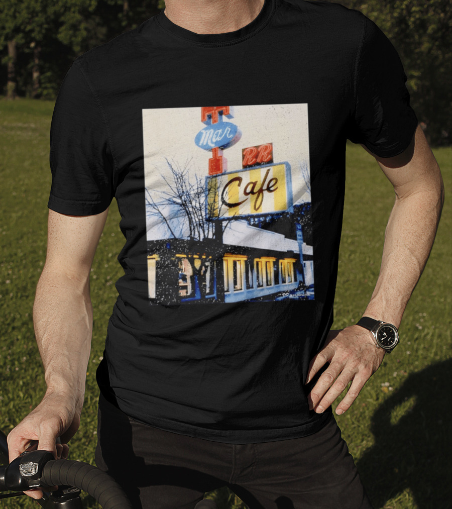 Twin Peaks Mar RR Cafe Sign Iconic Diner Scene T-Shirt