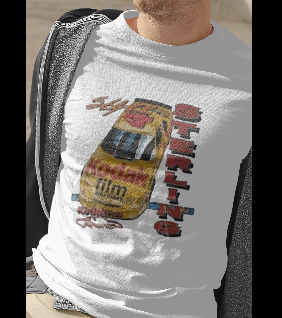 AJ Dillon Kodak Racing Sterling Marlin Kodak Film Delco Battery Car T-Shirt