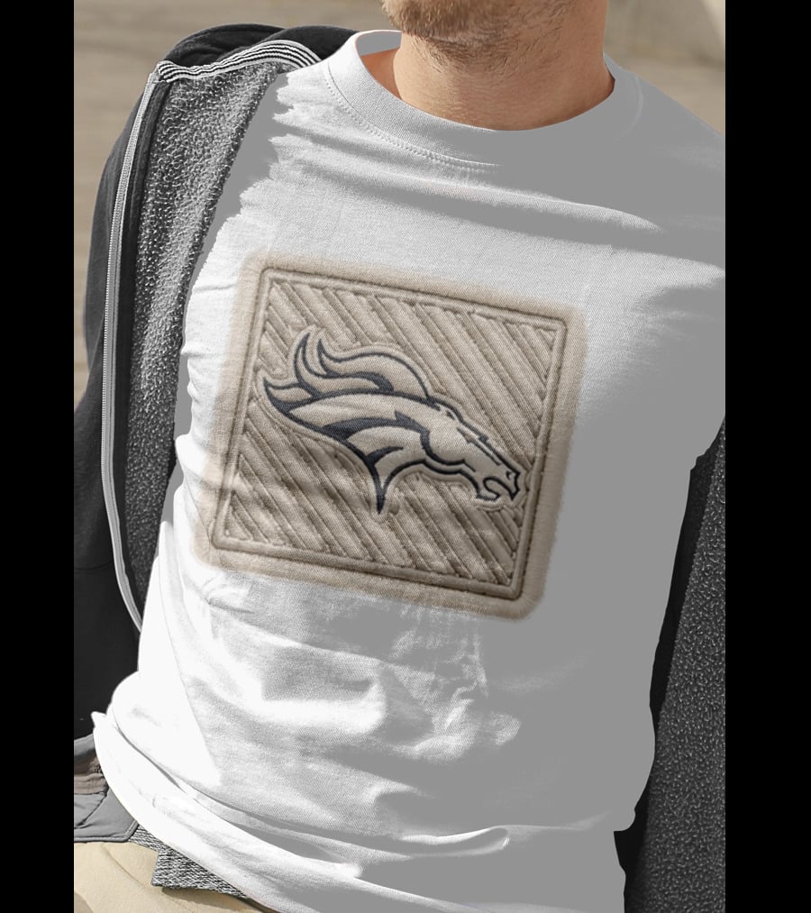 Broncos 2026 Training Camp Hat Patch With Embroidered Horse T-Shirt