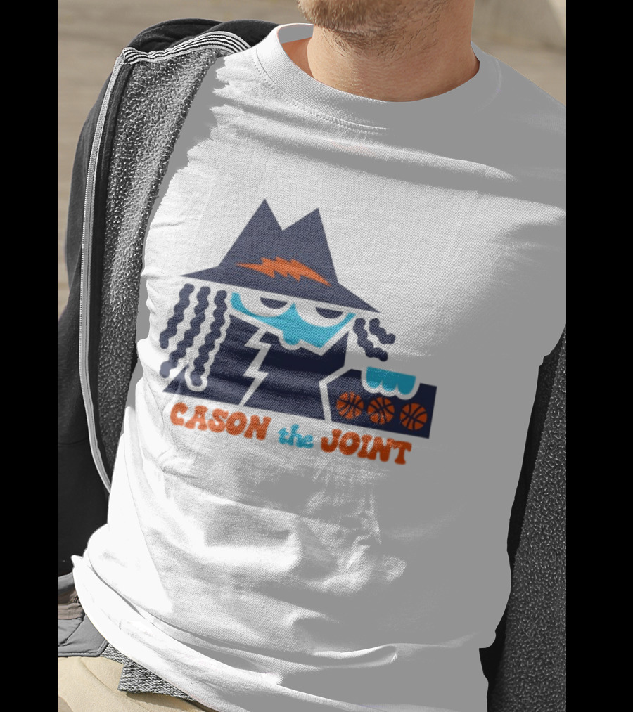 Cason The Joint Lightning Bolt Hat Basketball Trio T-Shirt