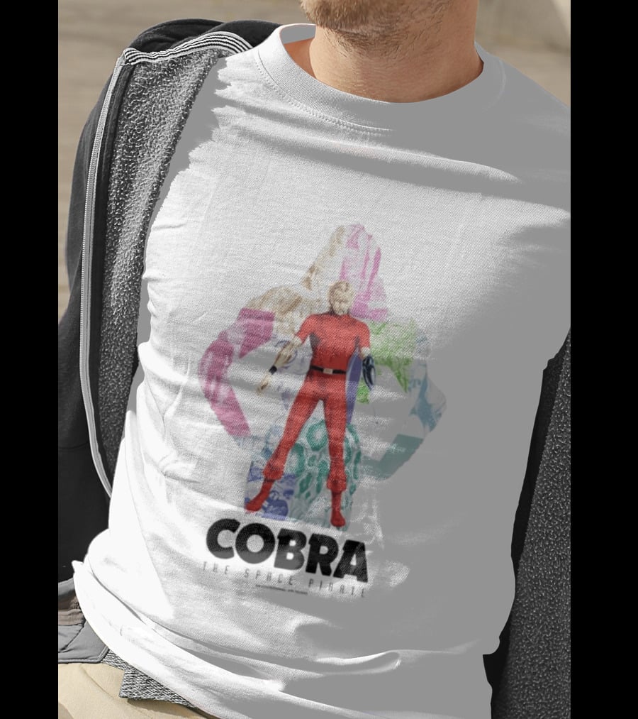Cobra The Space Pirate Manga Vintage Collage T-Shirt