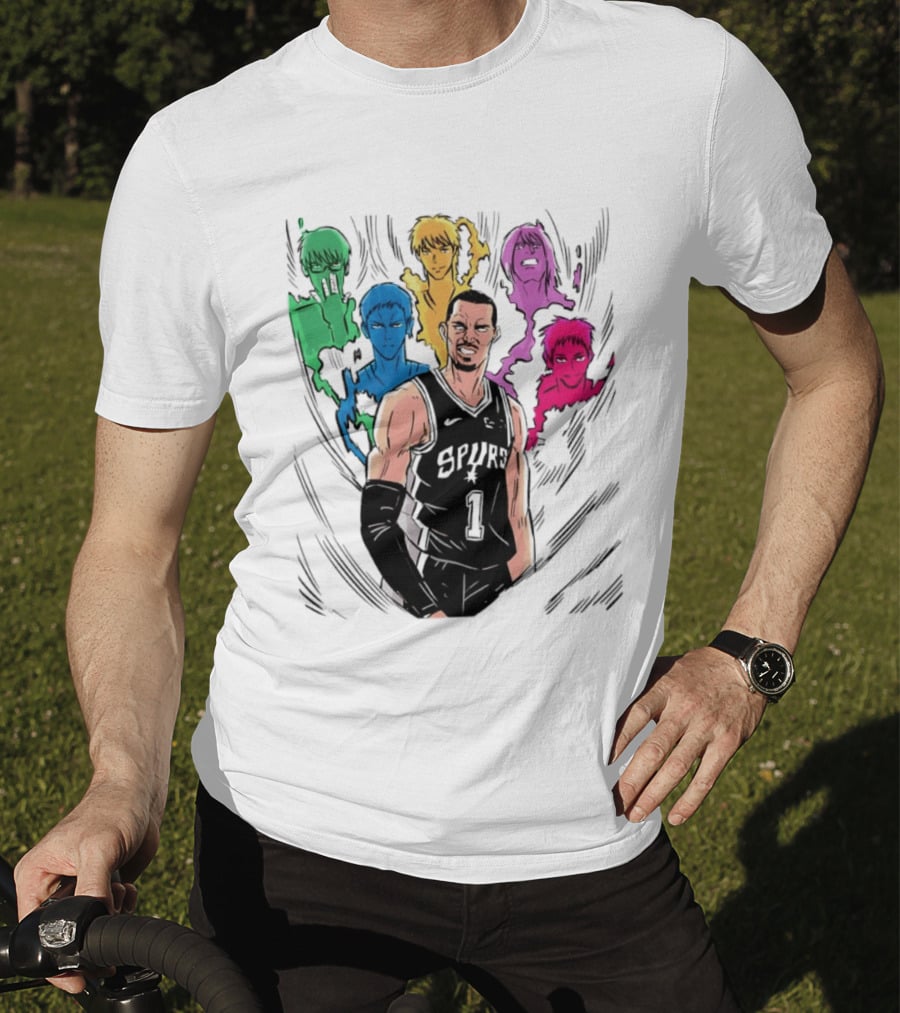 San Antonio Spurs Generation Of Miracles Anime Basketball T-Shirt