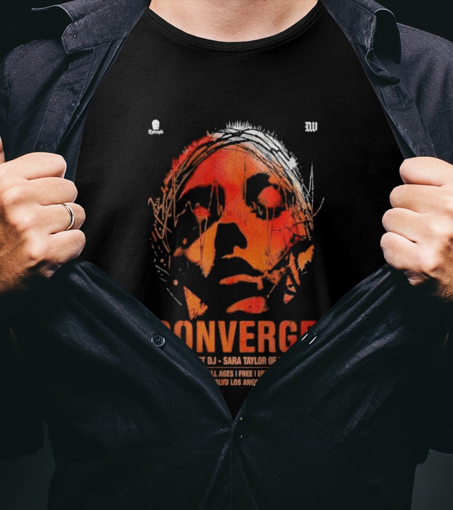Converge Special Guest DJ Baba Tuesday Wonderland May 14 Los Angeles CA 2026 T-Shirt