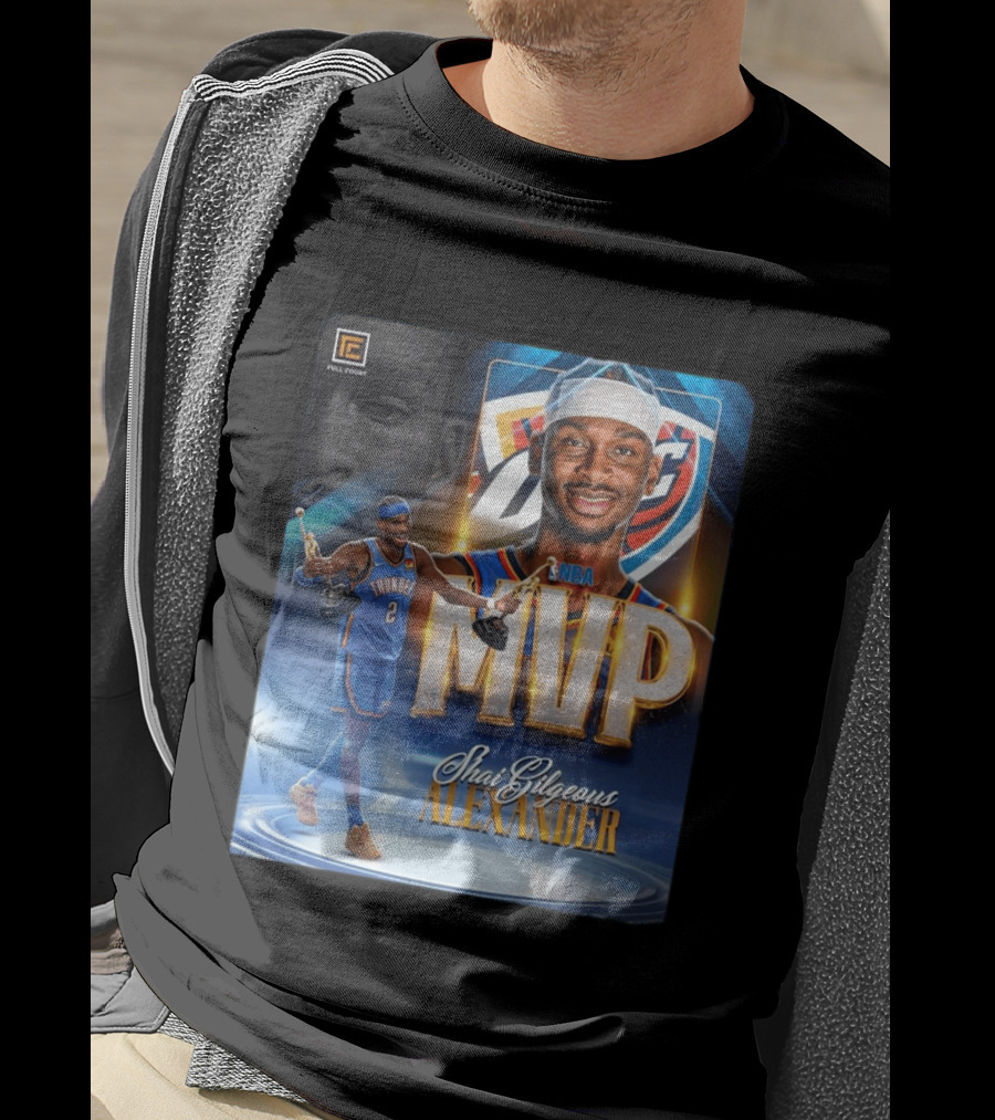 Shai Gilgeous Alexander MVP NBA 2024 Oklahoma City Thunder T-Shirt