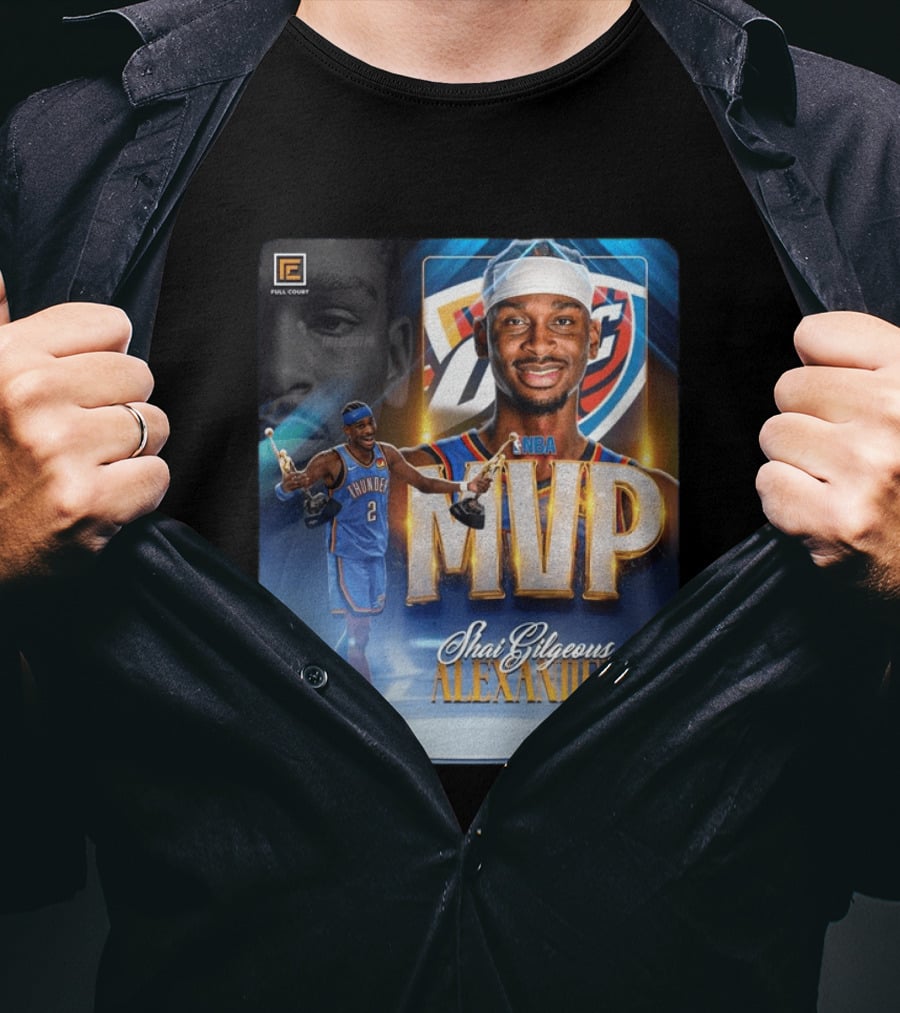 Shai Gilgeous Alexander MVP NBA 2024 Oklahoma City Thunder T-Shirt